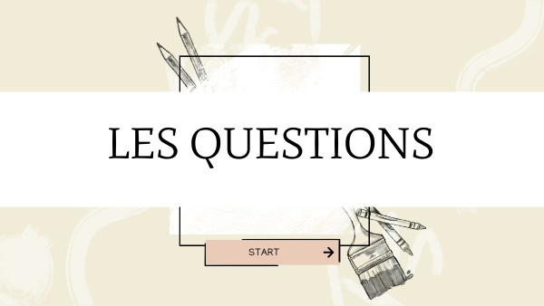 Les questions | Genially