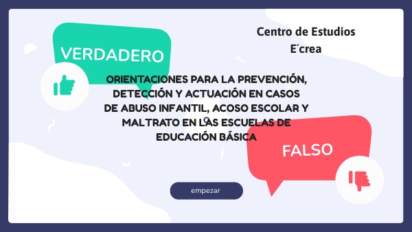 ORIENTACIONES PARA LA PREVENCIÓN, DETECCIÓN Y ACTUACIÓN | Genially