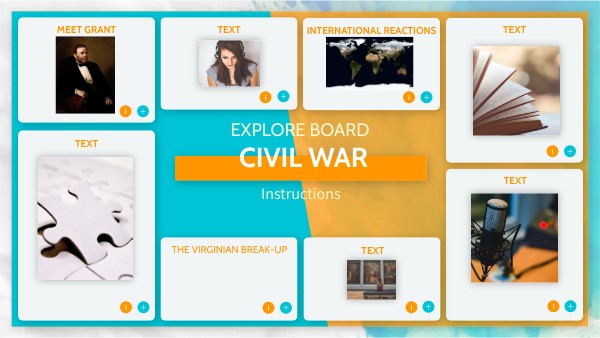 Civil War Explore Board - Adam & Sam | Genially