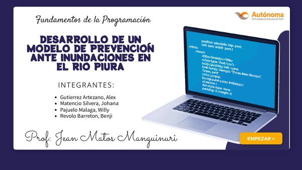PROYECTO PROGRAMACION | Genially
