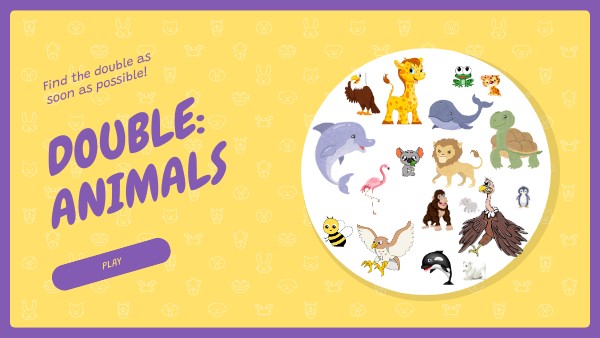 DOUBLE ANIMALS GAME