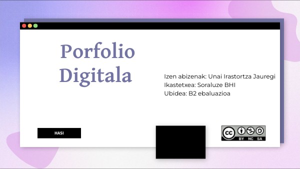 portfolio digitala B2 | Genially