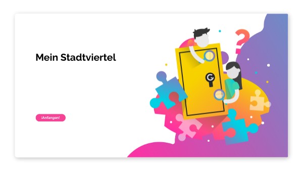 Meine Nachbarn Mein Stadtviertel Sprawdzian Magnet 3