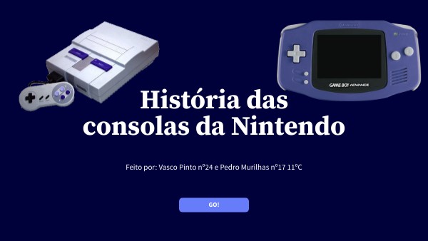Apresentação da História da Nintendo (Vasco e Pedro Murilhas 11°C)