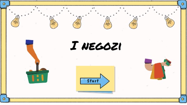 QUIZ sui negozi: cosa posso comprare... | Genially