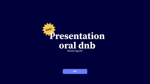 BASIC DARK PRESENTATION