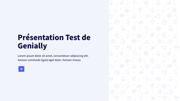 Présentation genially test