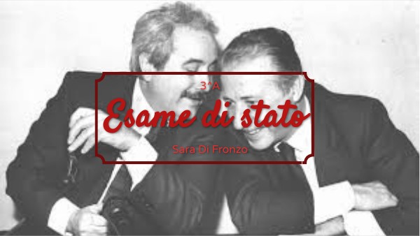 ESAME DI STATO SARA DI FRONZO LA LEGAITA'