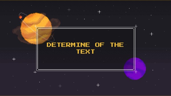 determine of the text