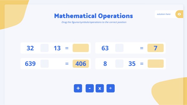 MATHEMATICAL OPERATIONS