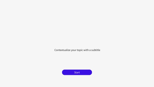 Basic interactive presentation