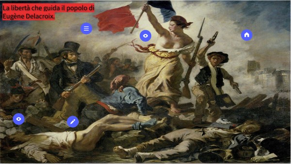 La libertà che guida il popolo.