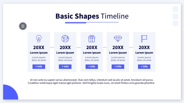 BASIC SHAPES TIMELINE