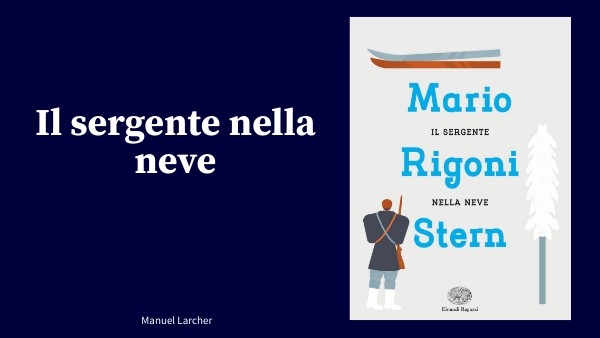 Il Sergente nella neve