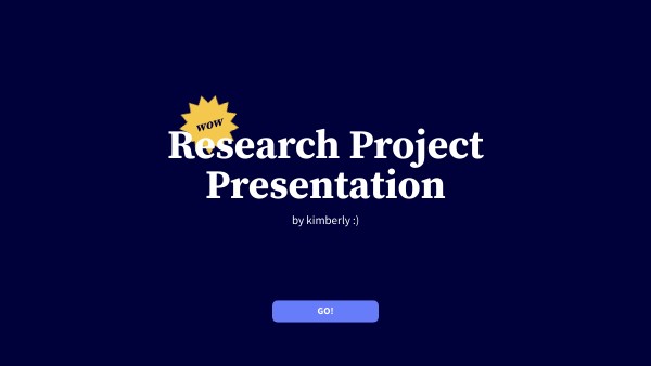 PROJECT PRESENTATION | Genially