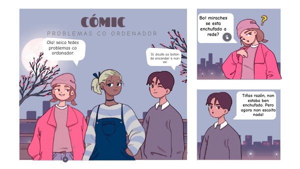 CÓMIC PROBLEMAS CO ORDENADOR