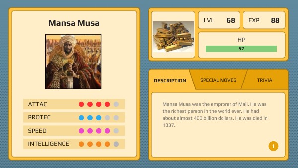 Copy - Pokemon CHARACTER SHEET | Genially
