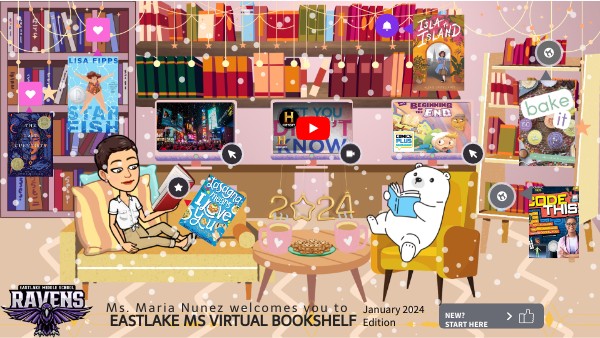 Ms. Nunez's Virtual Bookshelf January 24 | Genially