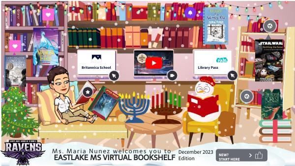 Ms. Nunez's Virtual Bookshelf December 23 | Genially