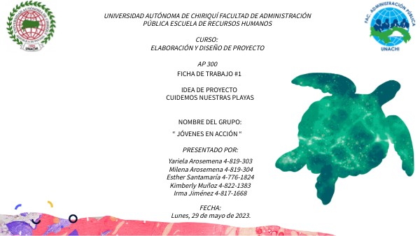 Proyecto de diseño grupal jovenes en acción | Genially
