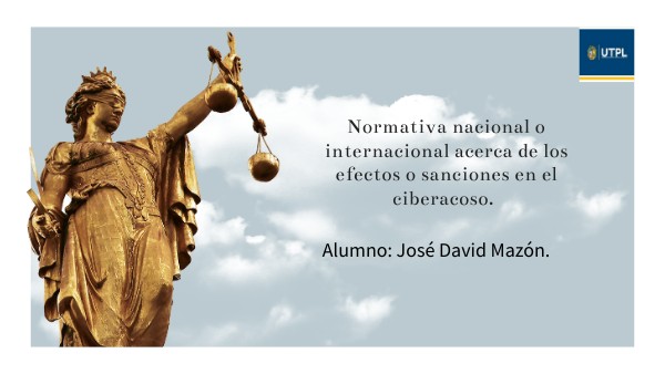 Normativa nacional o internacional acerca de los efectos o sanciones e ...
