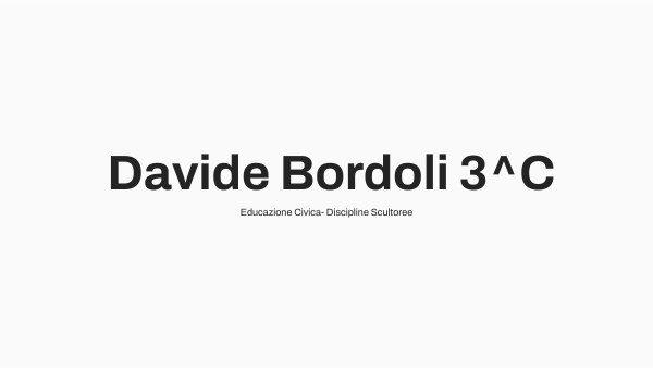Presentazione minimal
