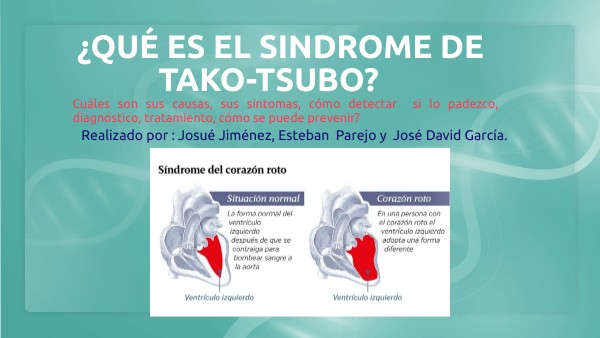 Síndrome de Takotsubu | Genially