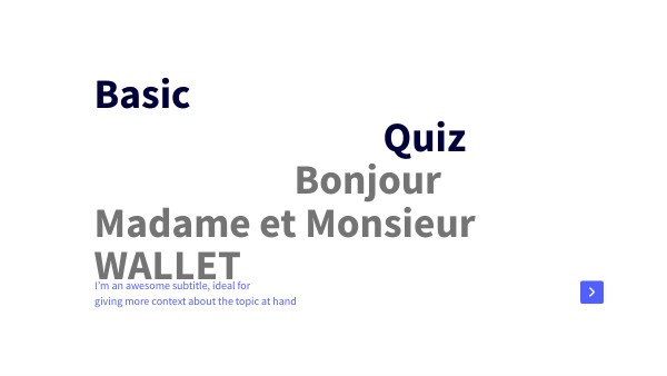 BASIC QUIZ