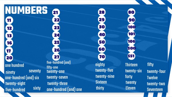 NUMBERS | Genially