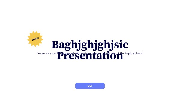 BASIC PRESENTATION