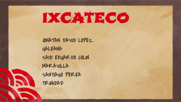 El Ixcateco