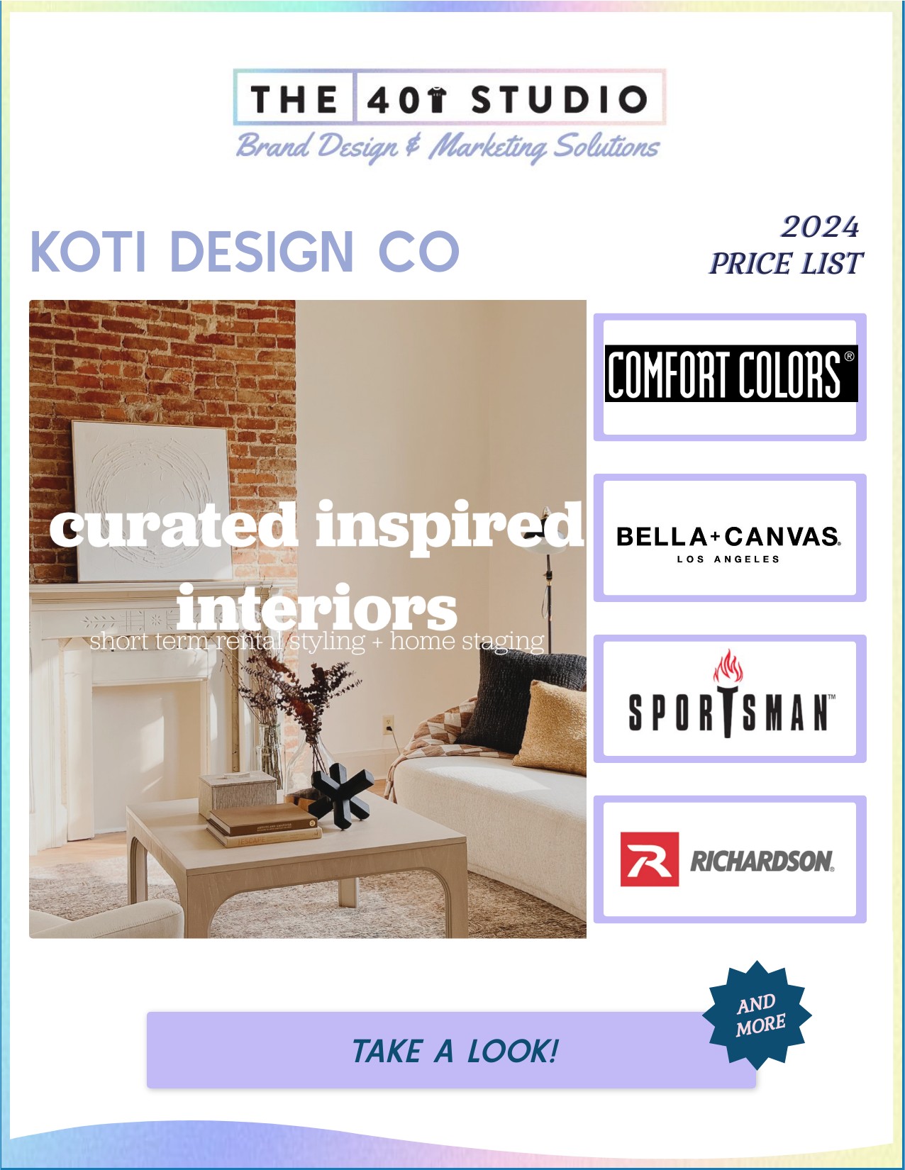 Koti Design Co 2024 Price List