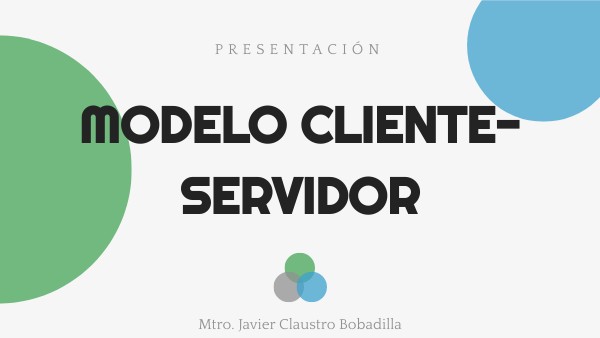 Modelo Cliente Servidor | Genially