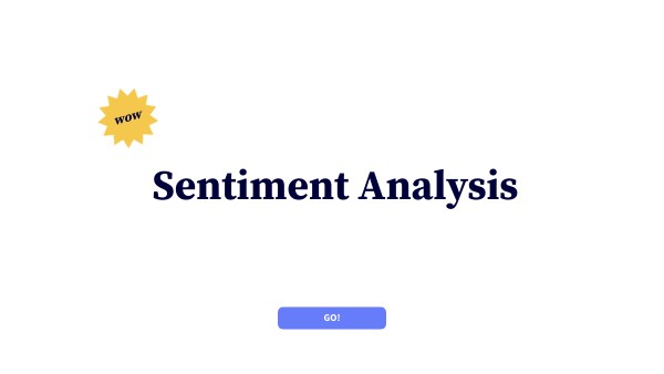 Sentiment Analysis | Genially