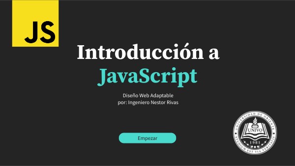 Introducción a JavaScript | Genially