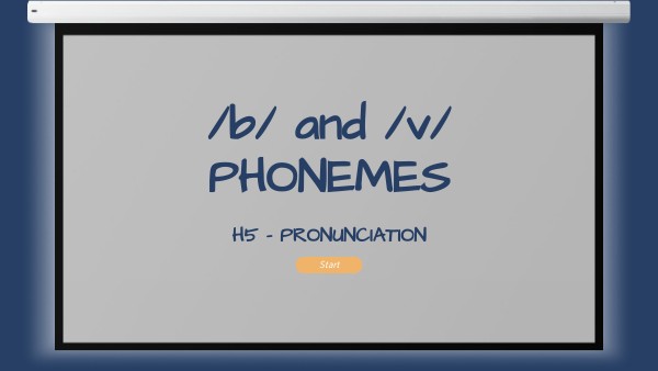 /b/ and /v/ PHONEMES | Genially