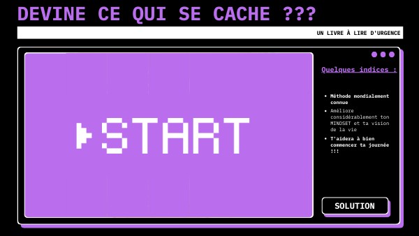 QUI SE CACHE DERRIERE