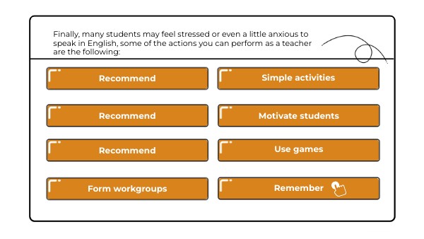 Recommendations to speak | Genially