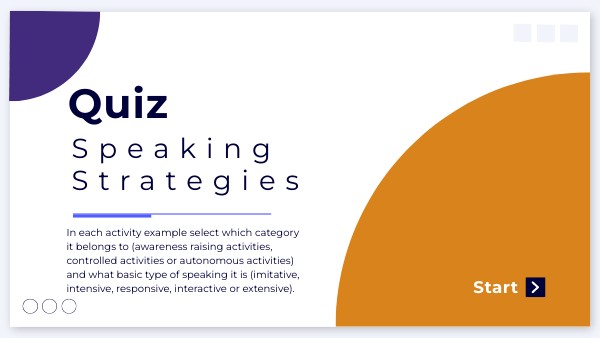ACRIVITY 3. QUIZ SPEAKING ACTIVITIES | Genially