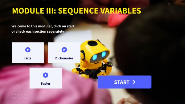 MODULE III: SEQUENCE VARIABLES | Genially