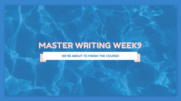 MAS WEEK 9