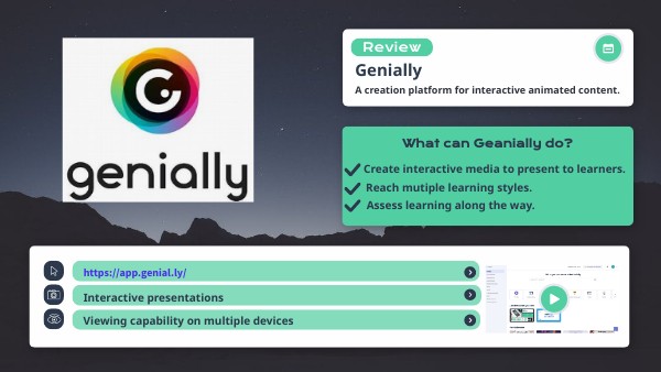 TECH DASHBOARD | Genially