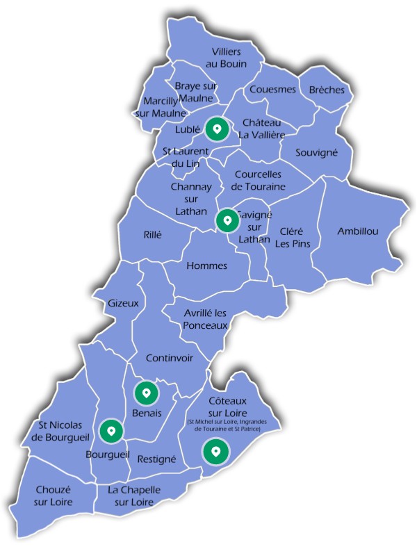 Carte du SMIPE