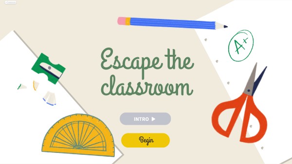 Escape the classroom | Genially