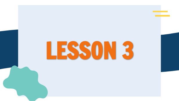 Lesson 3 Landing Page | Genially