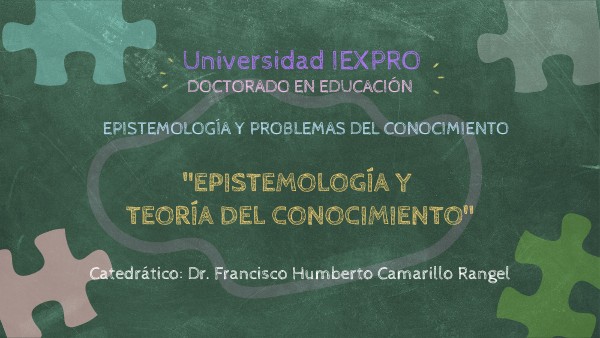 epistemologia y teoria del conocimiento