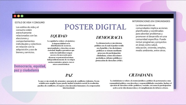 POSTER DIGITAL | Genially