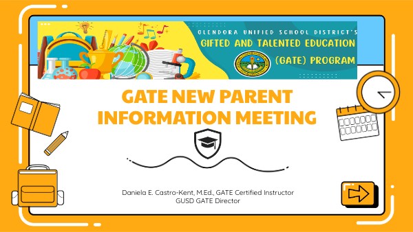 23-24 GATE PARENTS EVENING PRESENTATION | Genially