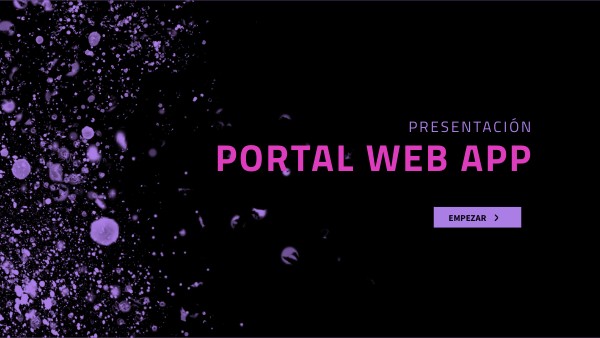 Portal web App | Genially