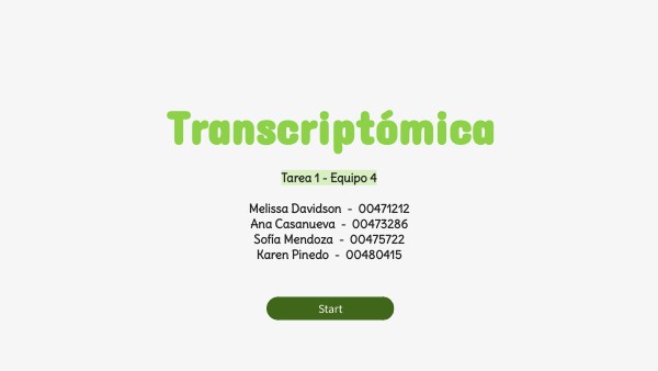 ANÁLISIS TRANSCRIPTÓMICA